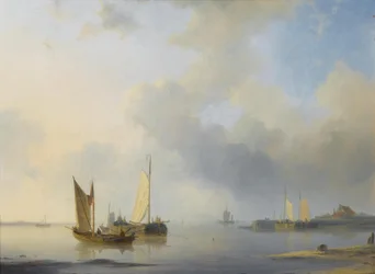 Barche olandesi in calma